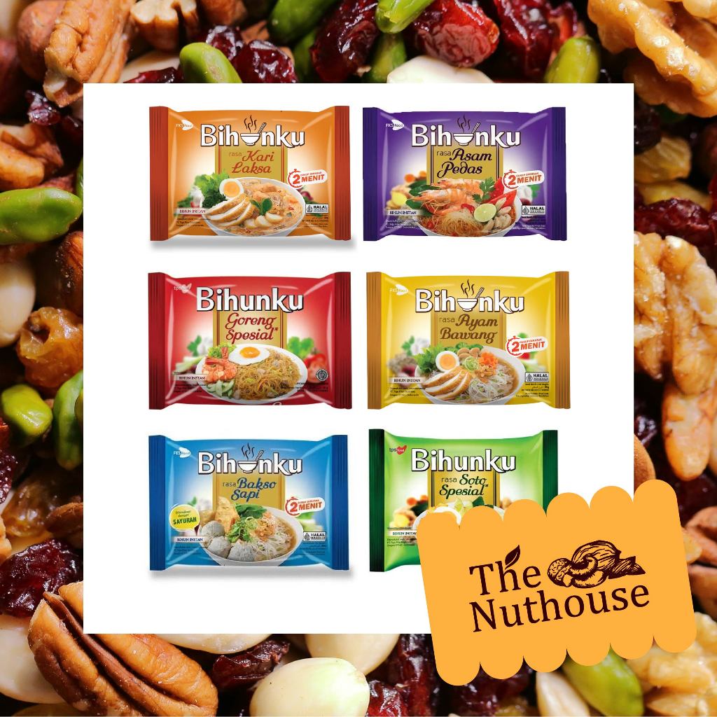 

BIHUNKU Bihun Instan Goreng / Ayam Bawang / Soto Spesial / Kari Laksa / Asam Pedas / Bakso Sapi 55gr