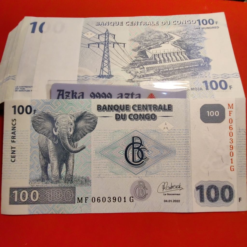 100 francs congo GRESS asli ory