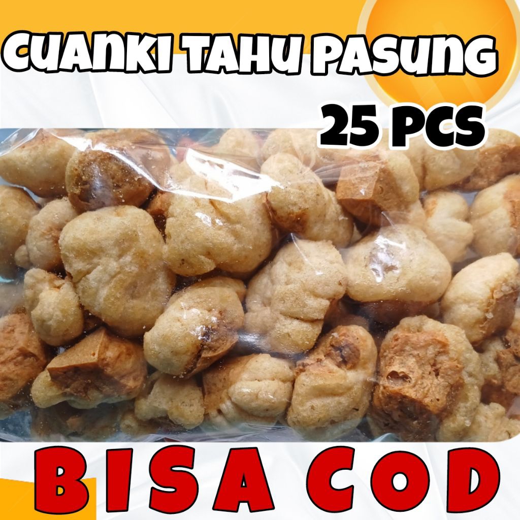 

25 PCS CUANKI TAHU PASUNG toping boci seblak