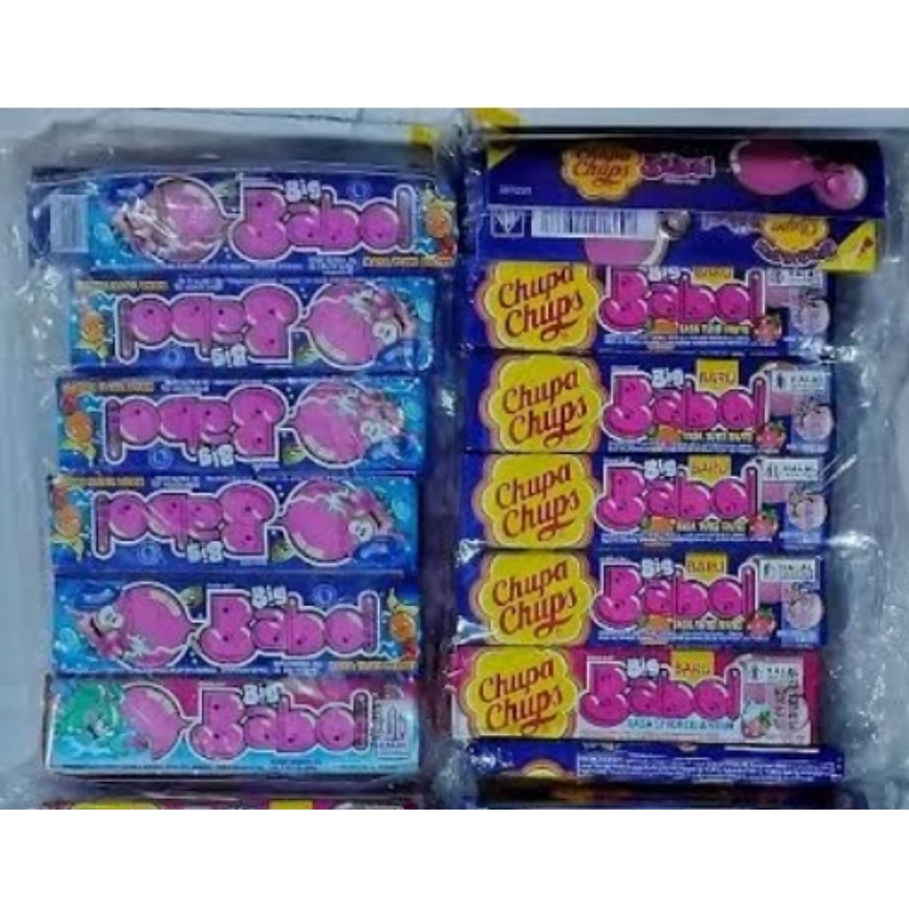 

Chupa Chups Big Babol permen karet krmasan renceng isi 12 pcs /renceng