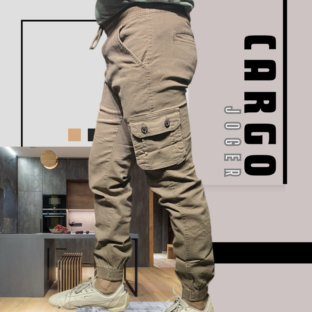 PO 74 - Celana Cargo joger Slim Street 28 - 34 Celana Joger Fashion O’City Project
