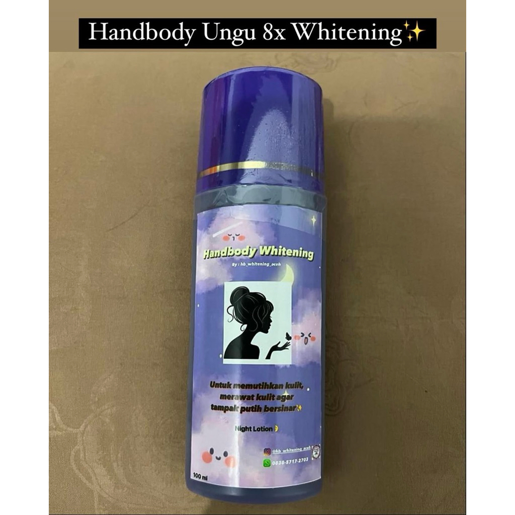 Hb ungu whitening 8x (NIGHT)