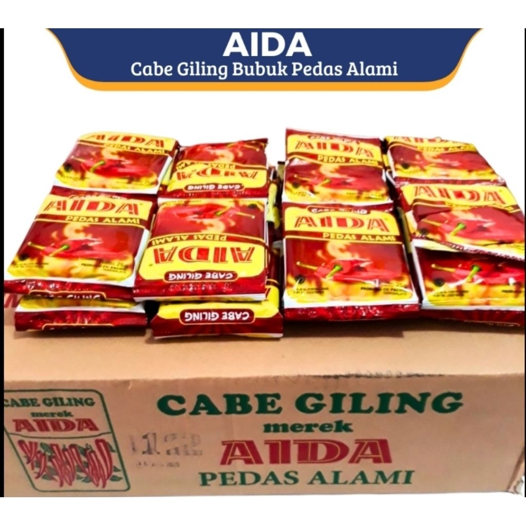 

MURAH CABE BUBUK GILING AIDA 1 Renceng 10pcs x 25gr