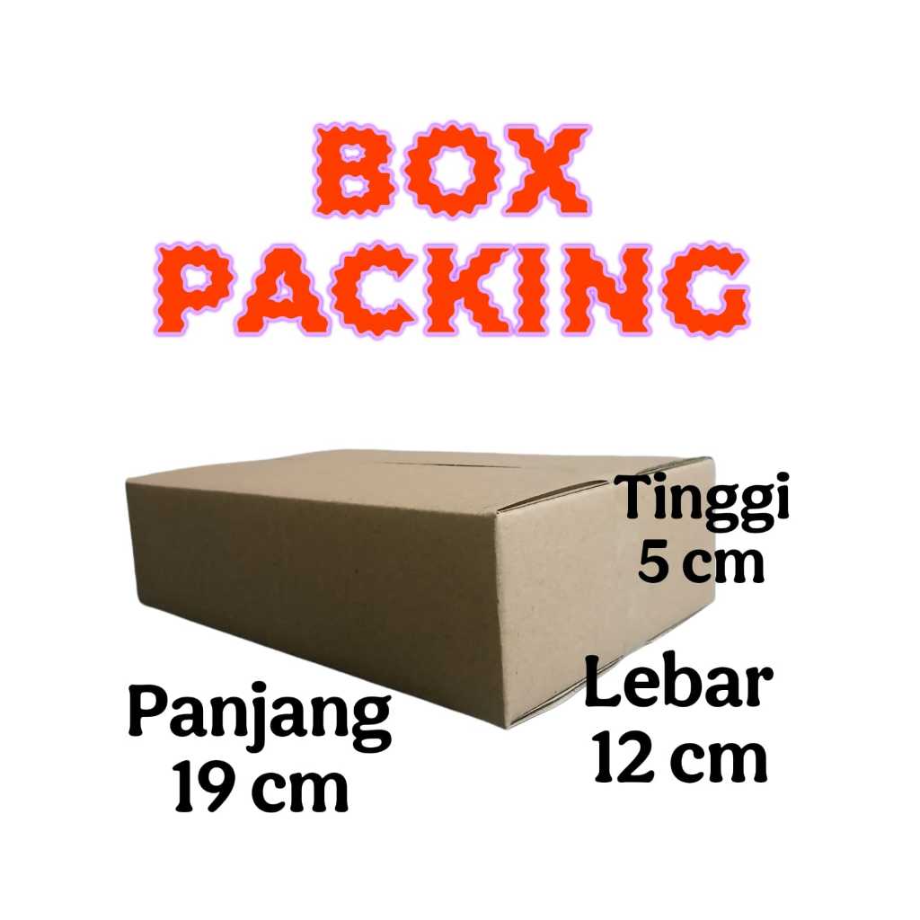 

Box Kardus Packing Ukuran 19x12x5 Cm