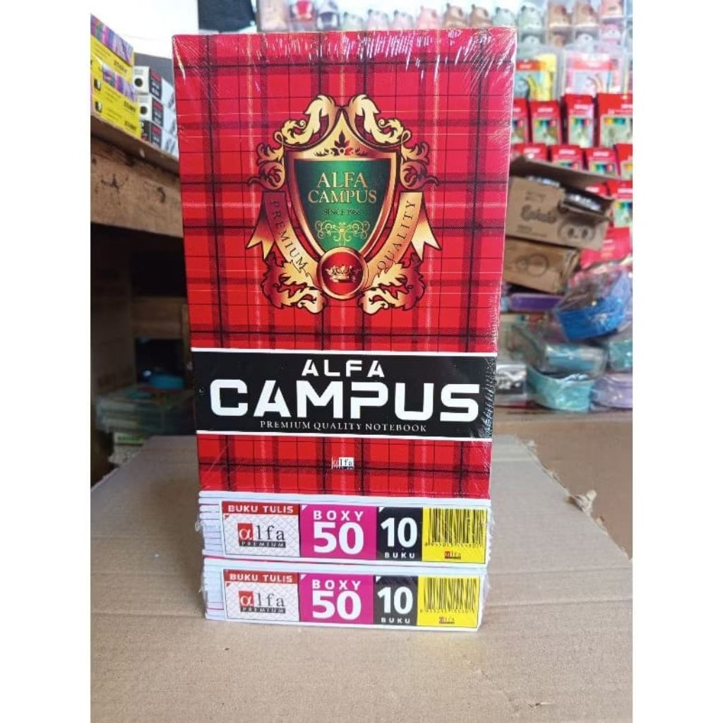 

BUKU ALFA CAMPUS 50 LEMBAR ISI 10PCS