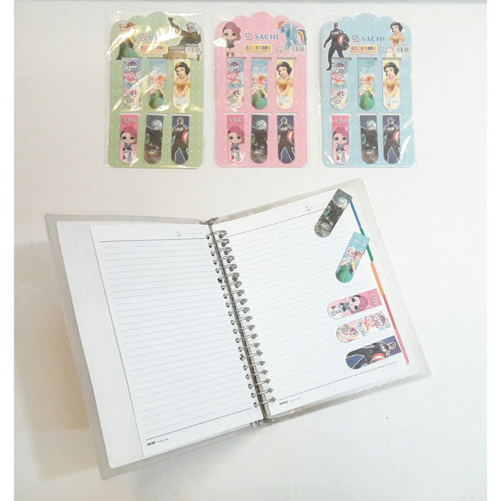 

PEMBATAS BUKU MAGNET KARAKTER - POST IT MAGNETIC - BOOKMARK MAGNET FANCY