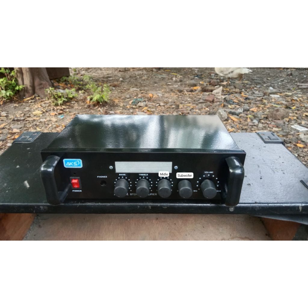 Power Amplifier 5AMPER GLERR Bluetooth dan karaoke