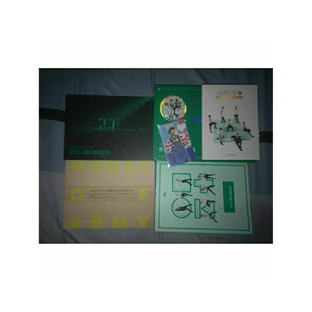 DVD 3rd muster bts fullset with photocard Seokjin