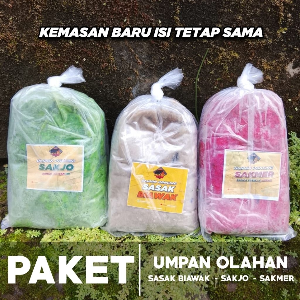 Paket Umpan Olahan Galatama Lele Daging Biawak