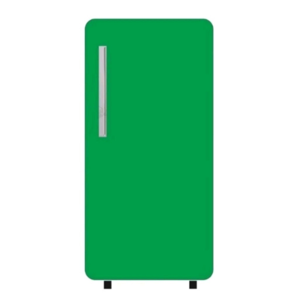 Sticker Kulkas 1 Pintu Motif Warna Polos Bahan Vinyl