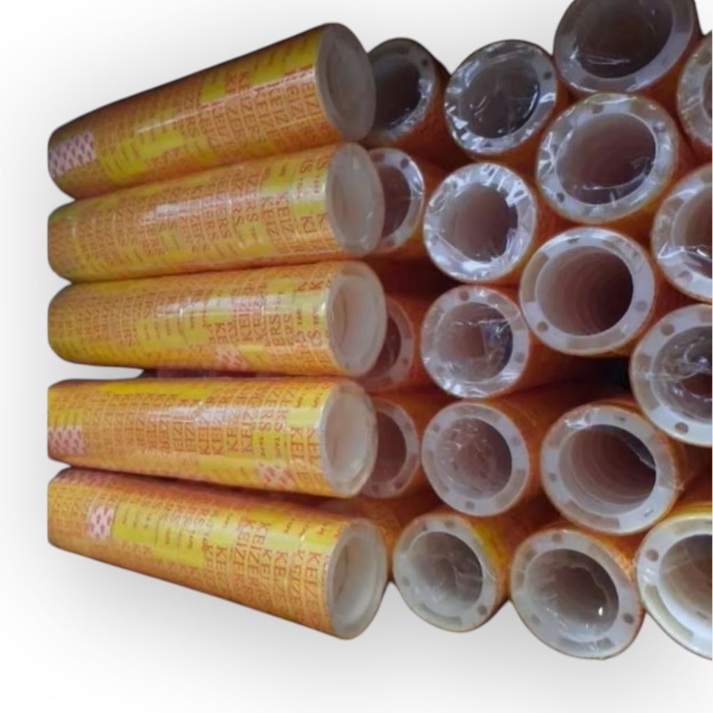 

solasi kado putih bening perpaket isi10.roal cocok untuk bungkus seperti kado dan lain.lain