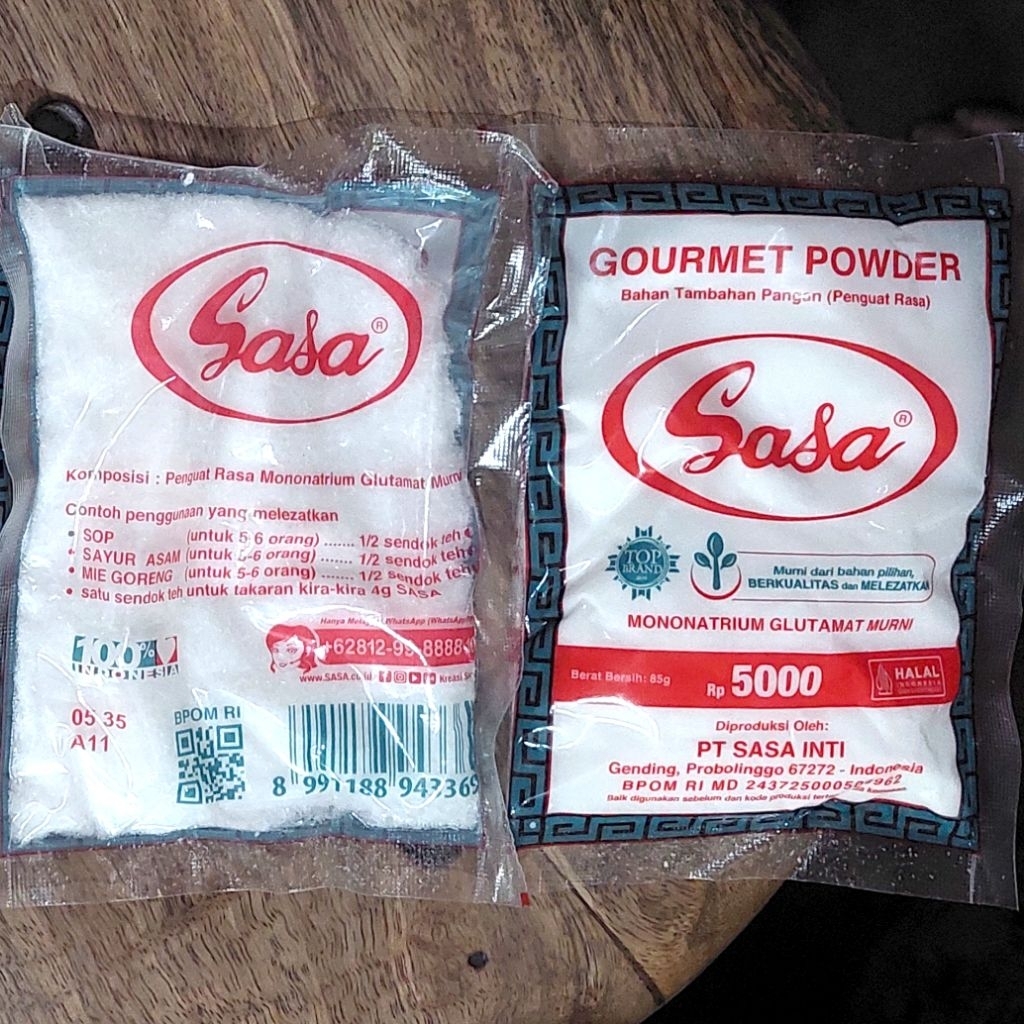 

Micin SASA 5000 [SATUAN] / Vitsin MSG Sasa 85g