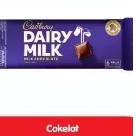

COKLAT CADBURY 57GR DIARY MILK PLAIN