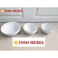 Mangkuk Mangkok Makan 6 - 7 - 9 " Sango Putih Polos SNI (IMPORT QUALITY)