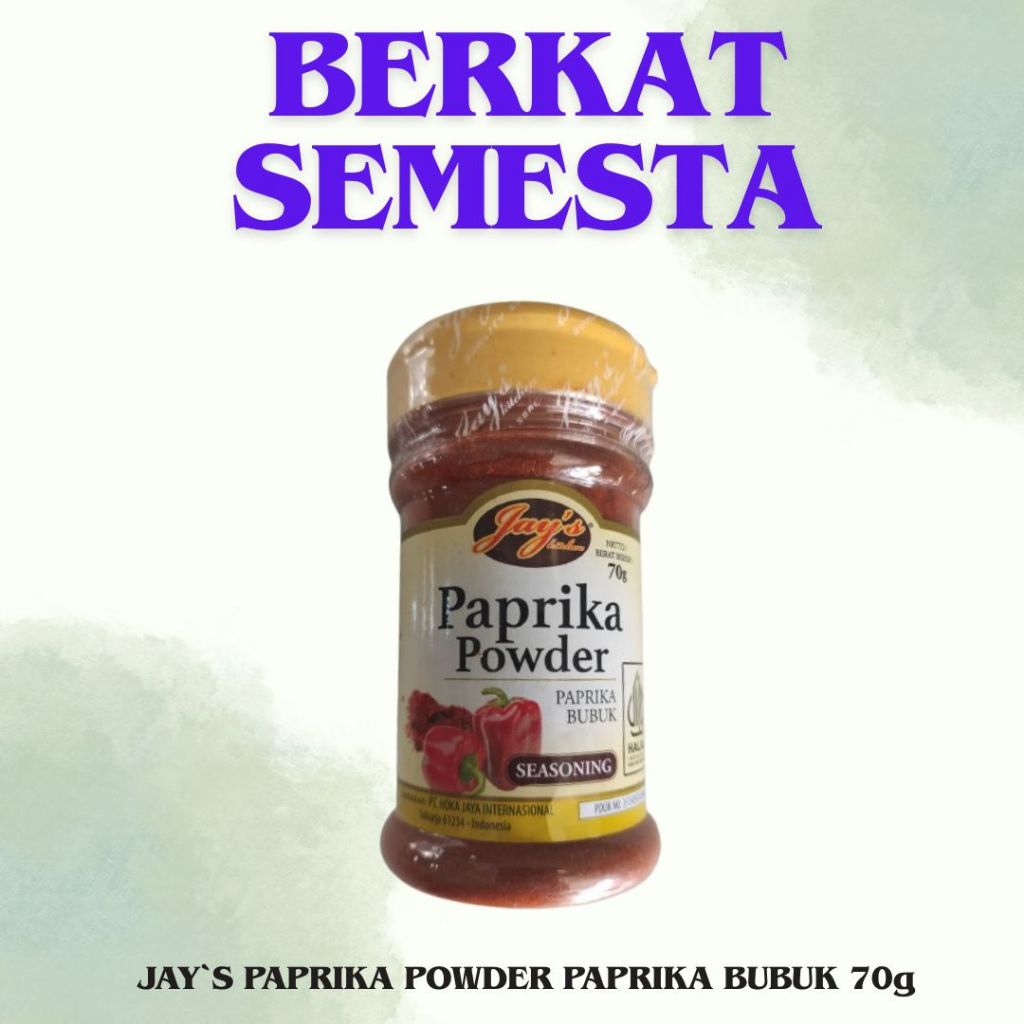 

JAY`S PAPRIKA POWDER\PAPRIKA BUBUK 70g