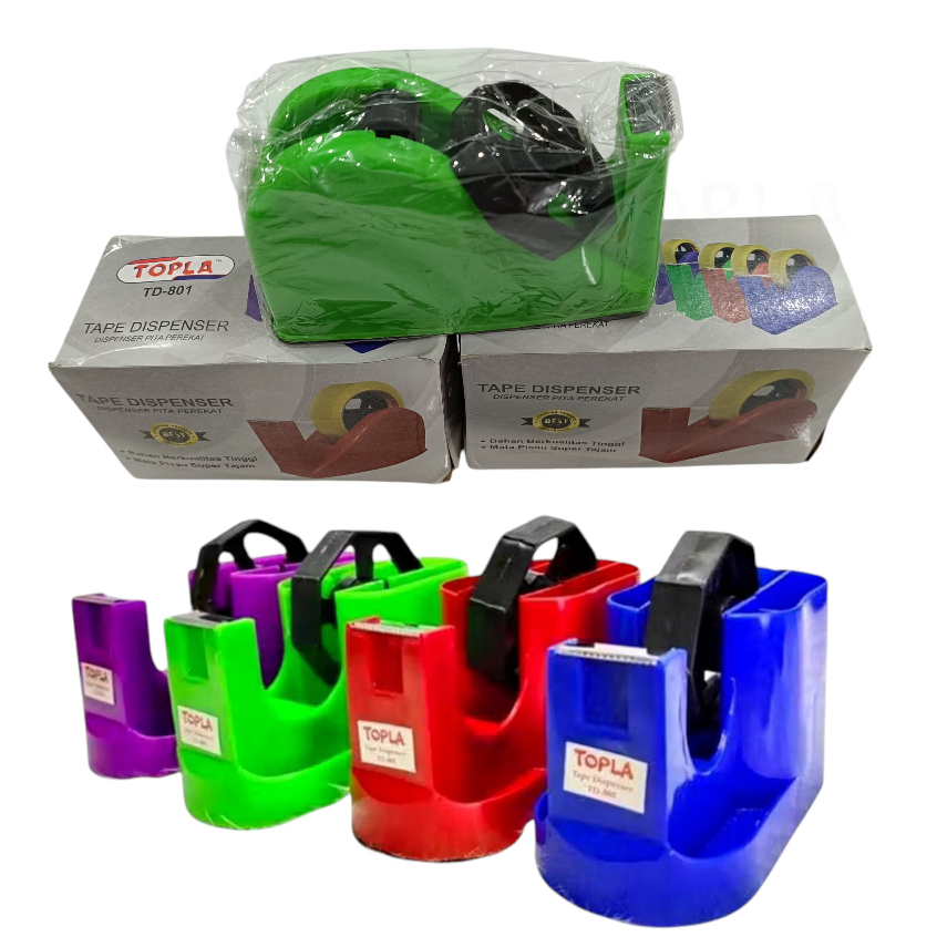 

TAPE CUTTER SET / TEMPAT ISOLASI TOPLA PER 1 PC / DISPENSER ISOLASI JENIA