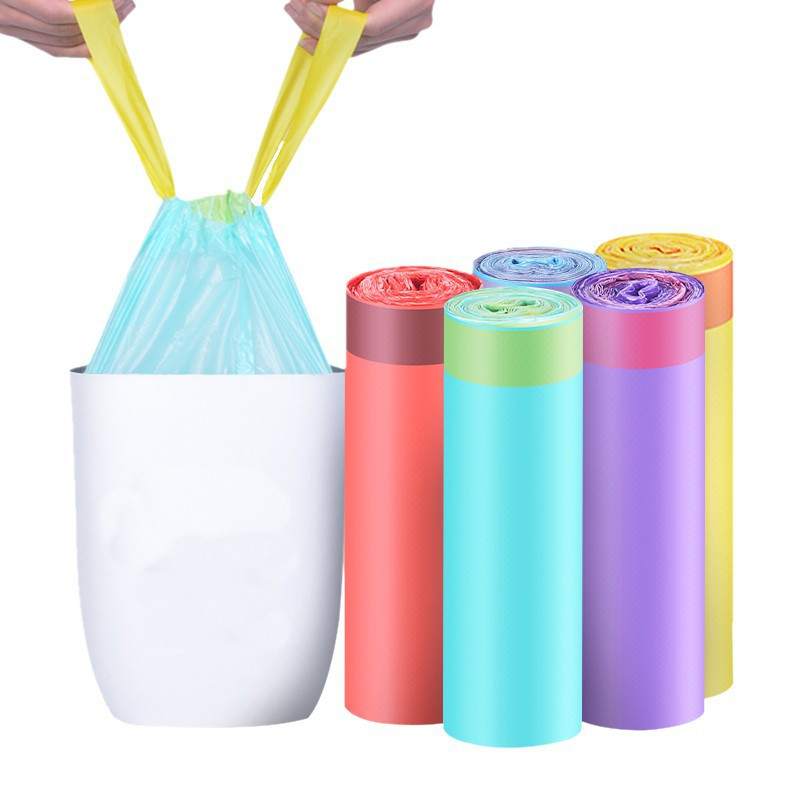 Plastik Wadah EE Pup Hewan Kucing Anjing Dengan Tali 45X50CM ISI 15 LEMBAR Rol Gulung Kantong Kresek