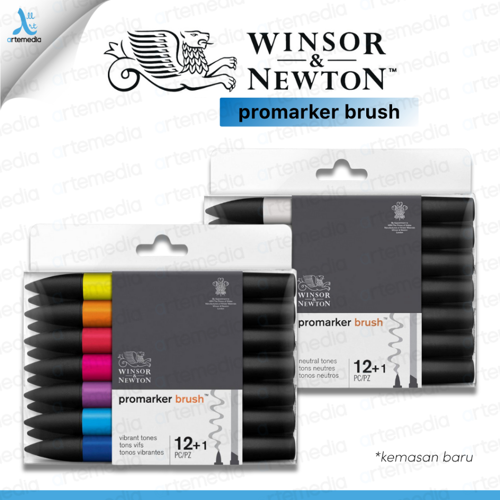 

Winsor & Newton Promarker Brush Marker Set 12 Twin Tip Spidol Alkohol Based Premium Gambar Ilustrasi