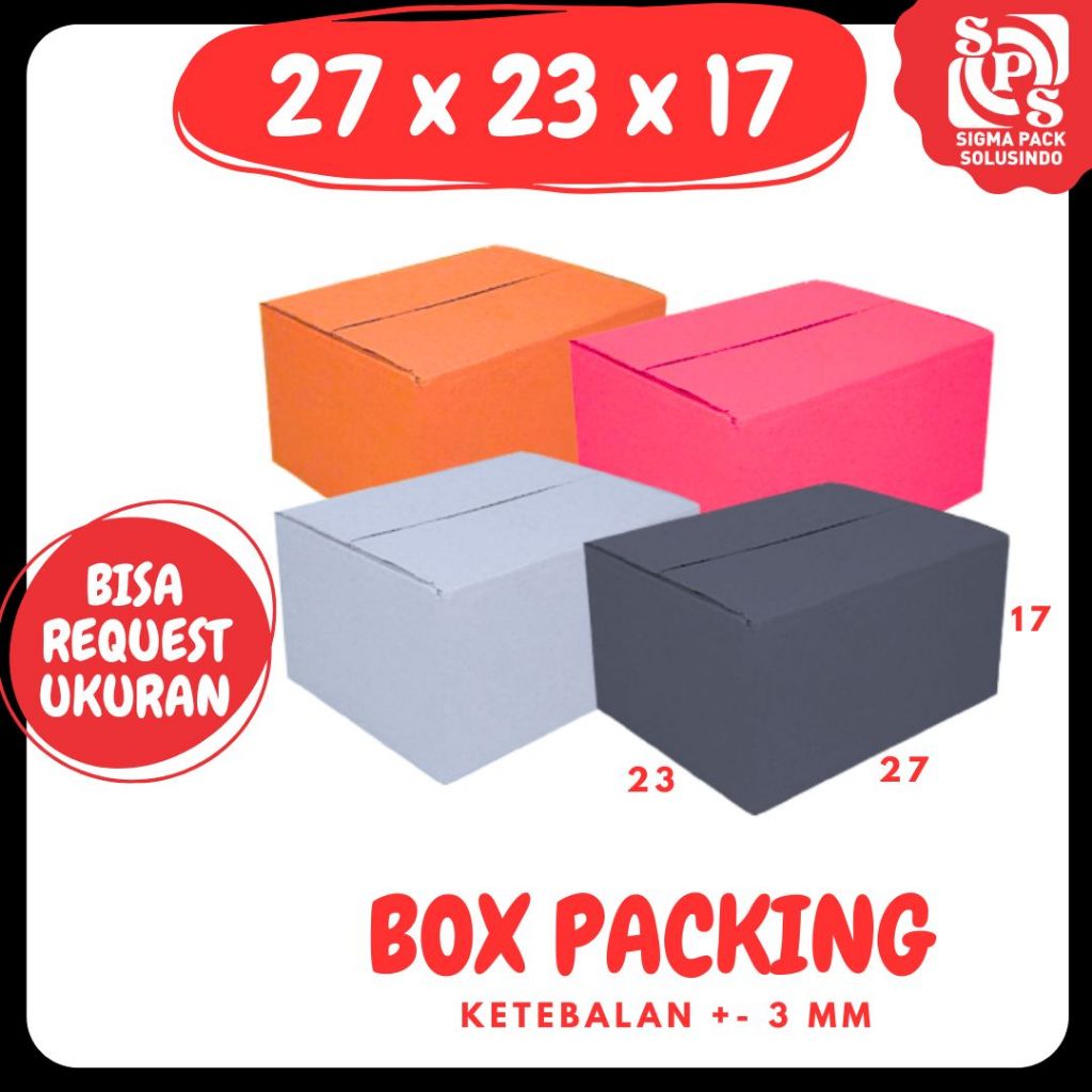 

Box Packing 27x23x17 Kardus A1 Karton Dus Kotak Kemasan Cuka Botol Gelas Jamu Madu Zigma Pack