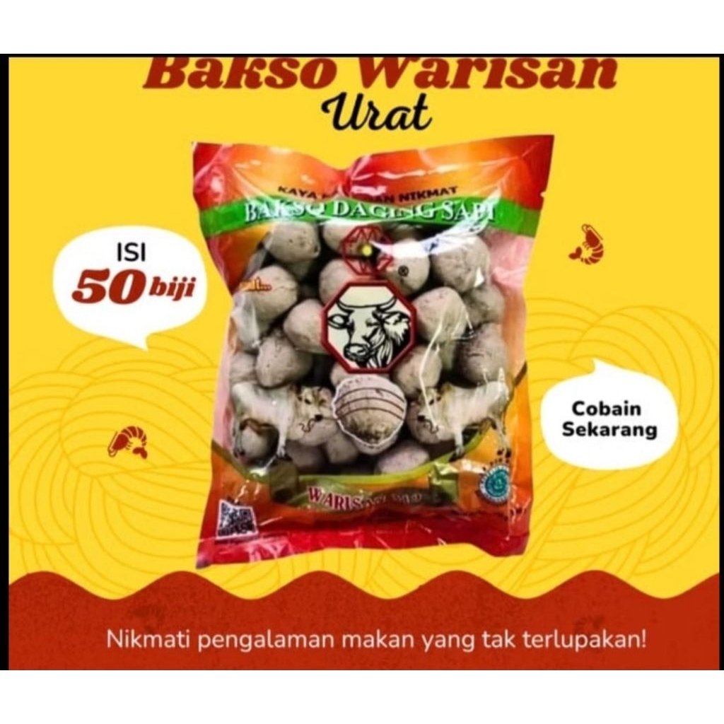 

Bakso Warisan Urat isi 50 pcs