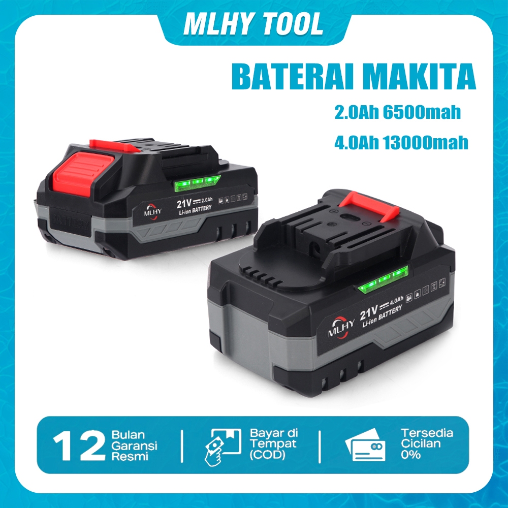 MLHY Baterai Makita cocok Mesin Pemotong Rumput /Bor Listrik /Kunci pas /Soket lxt Baterai Makita Im