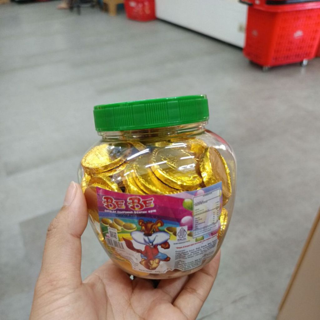 

Cokelat compound bentuk koin ( hanya instant)