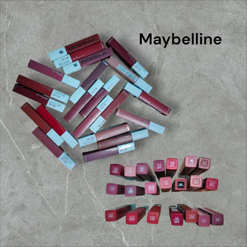 Maybelline superstay matte ink ori 100%