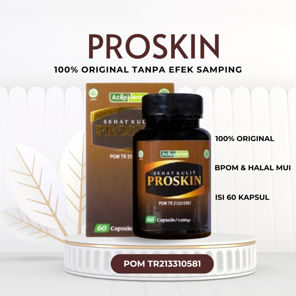 Proskin Asli 100% Original - Proskin Sehat Kulit - Proskin Kapsul - Proskin Obat Gatal - Proskin - P