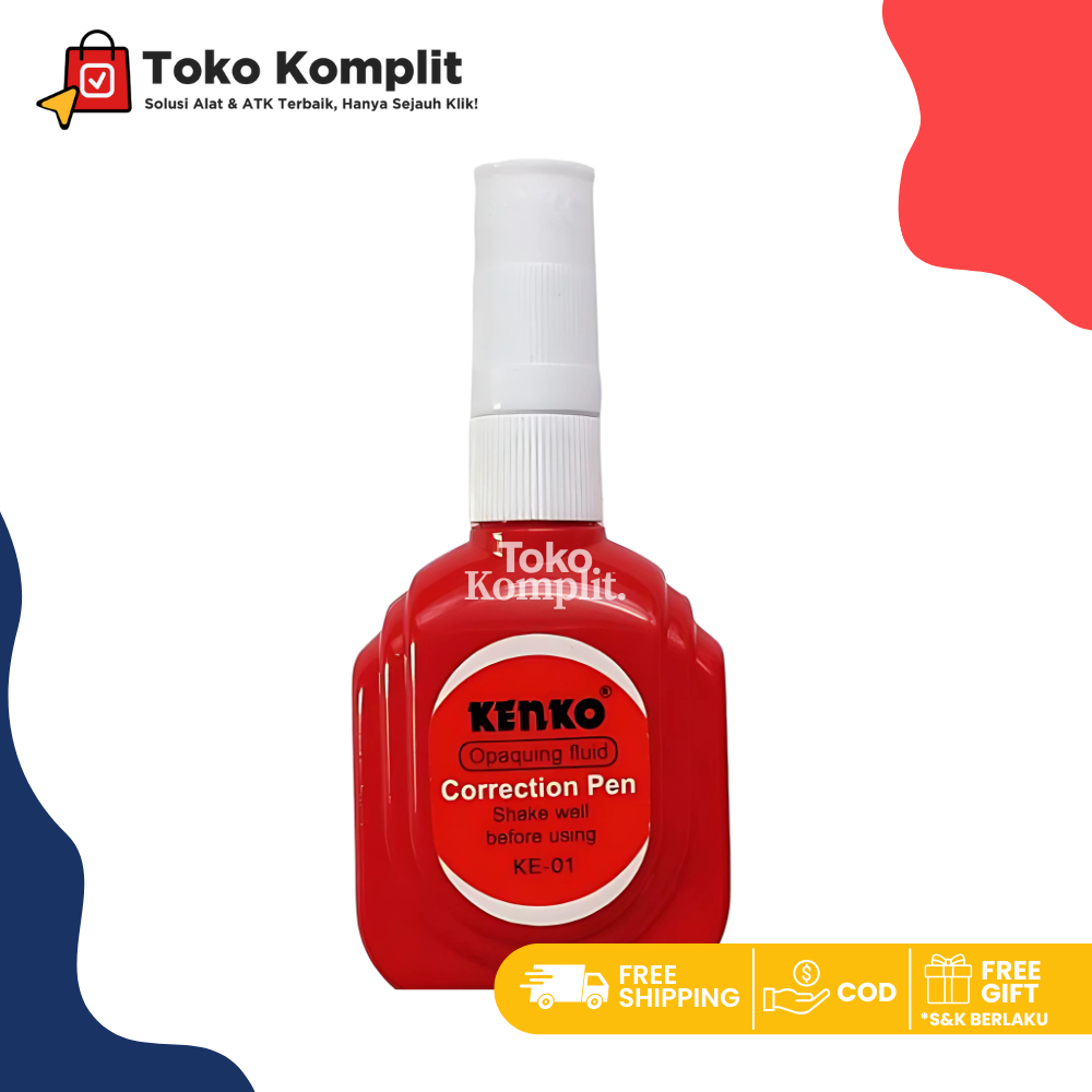 

Komplit - Tip-Ex / Correction Pen Kenko KE-01/ Tip Ex Kenko
