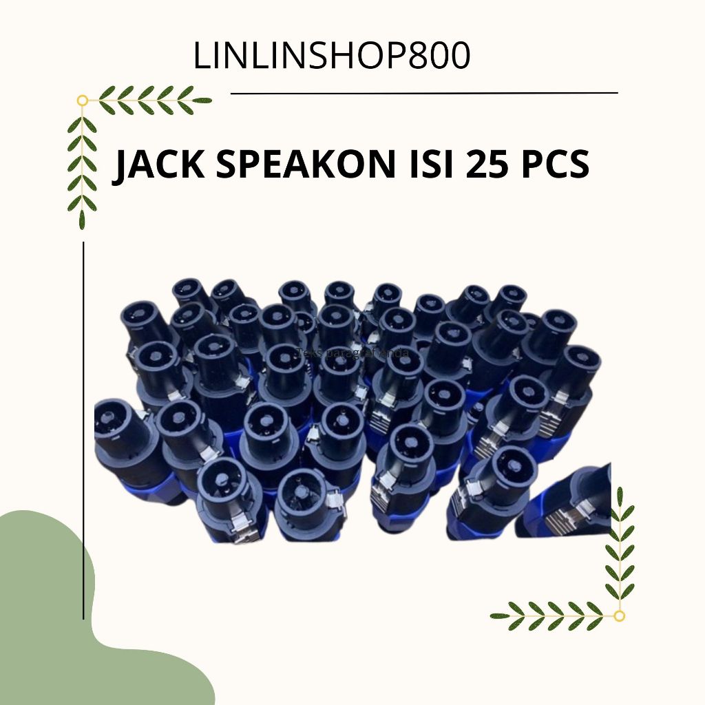 Jack Audio 1DUS 25PCS Jack Speakon Spikon Speaker Jack Speakon Spikon 2P-4P Original