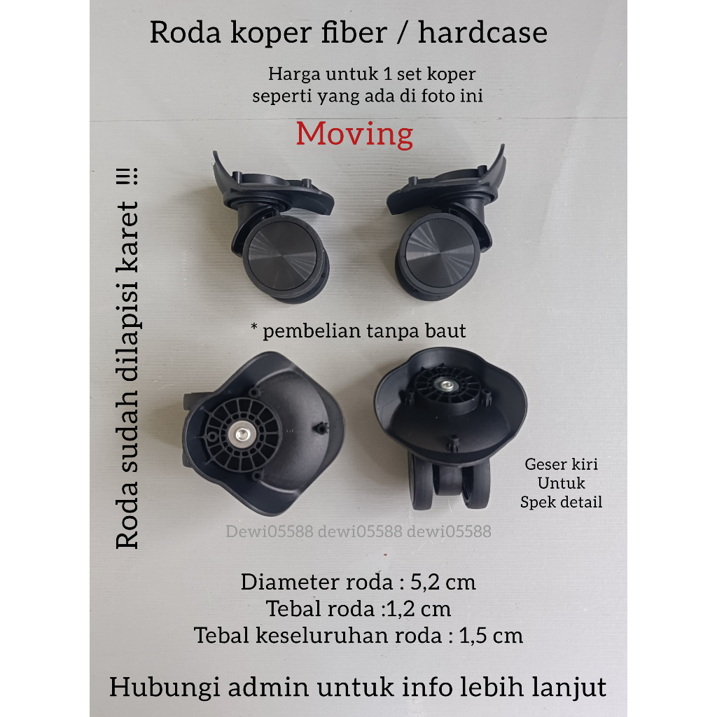 RODA KOPER, RODA DOUBLE WHEEL, RODA KOPER FIBER, RODA POLO