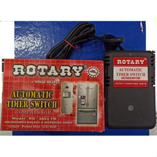 TIMER SWITCH KULKAS ROTARY MERAH 3801