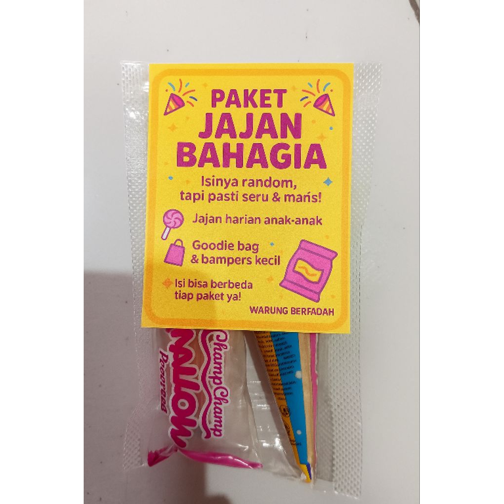

Paket Jajan Bahagia