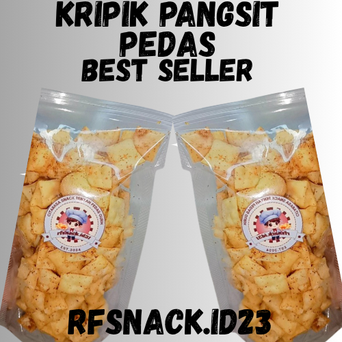 

Kripik Pangsit pedas gurih Kriuk