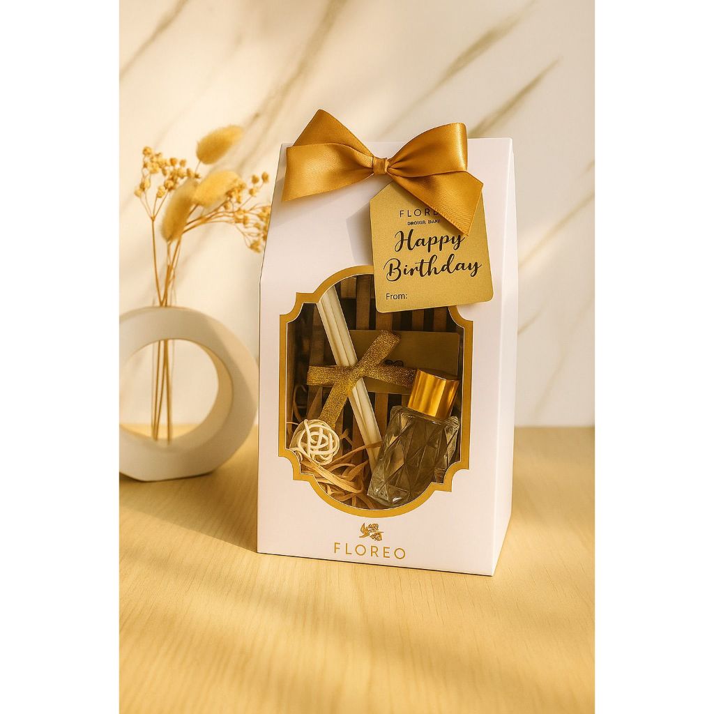 Floreo Gift Reed Diffuser I Hampers Reed Diffuser I Kado Ulang Tahun I Kado Pernikahan