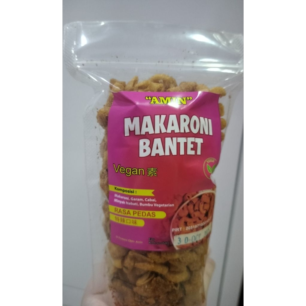 

Amin makaroni bantet vegan pedas