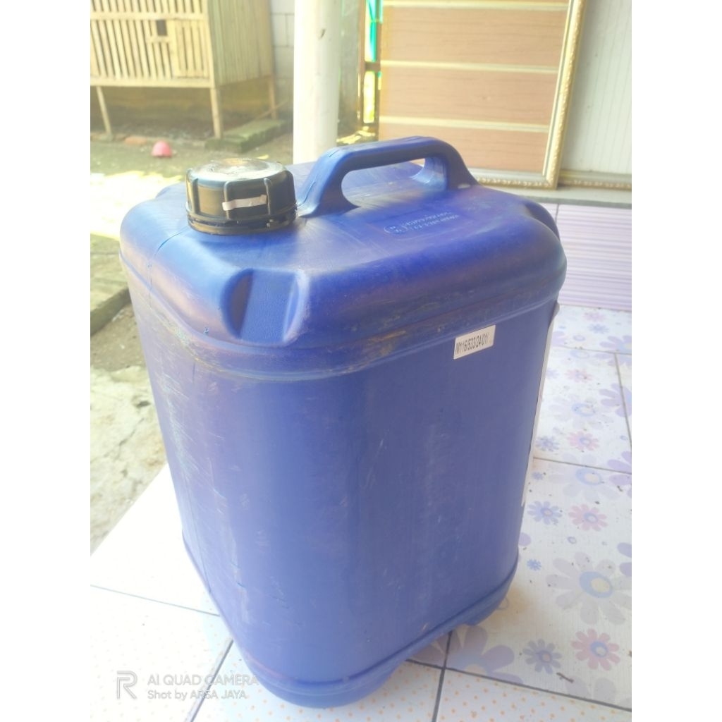 jerigen plastik 25 liter, jerigen kotak, jerigen pantat monyet