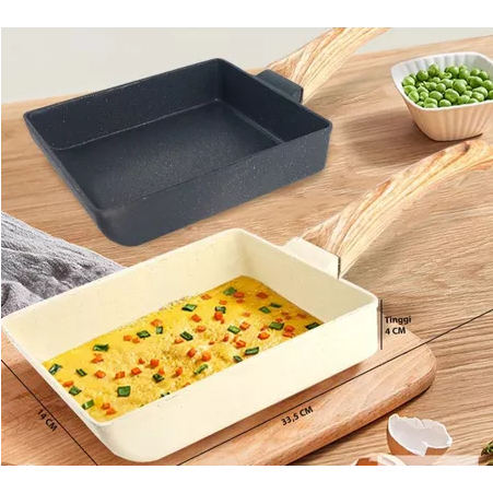 MR - PANCI WAJAN PENGGORENGAN TELUR ANTI LENGKET  - WAJAN PENGGORENGAN ANTI LENGKET SERBAGUNA