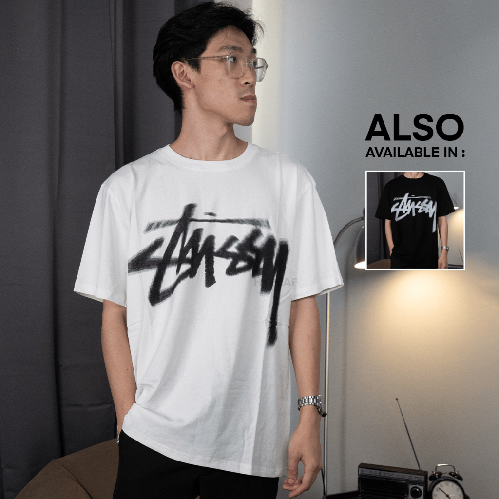STUSSY Dizzy Stock Tee / Baju Kaos STUSSY Original