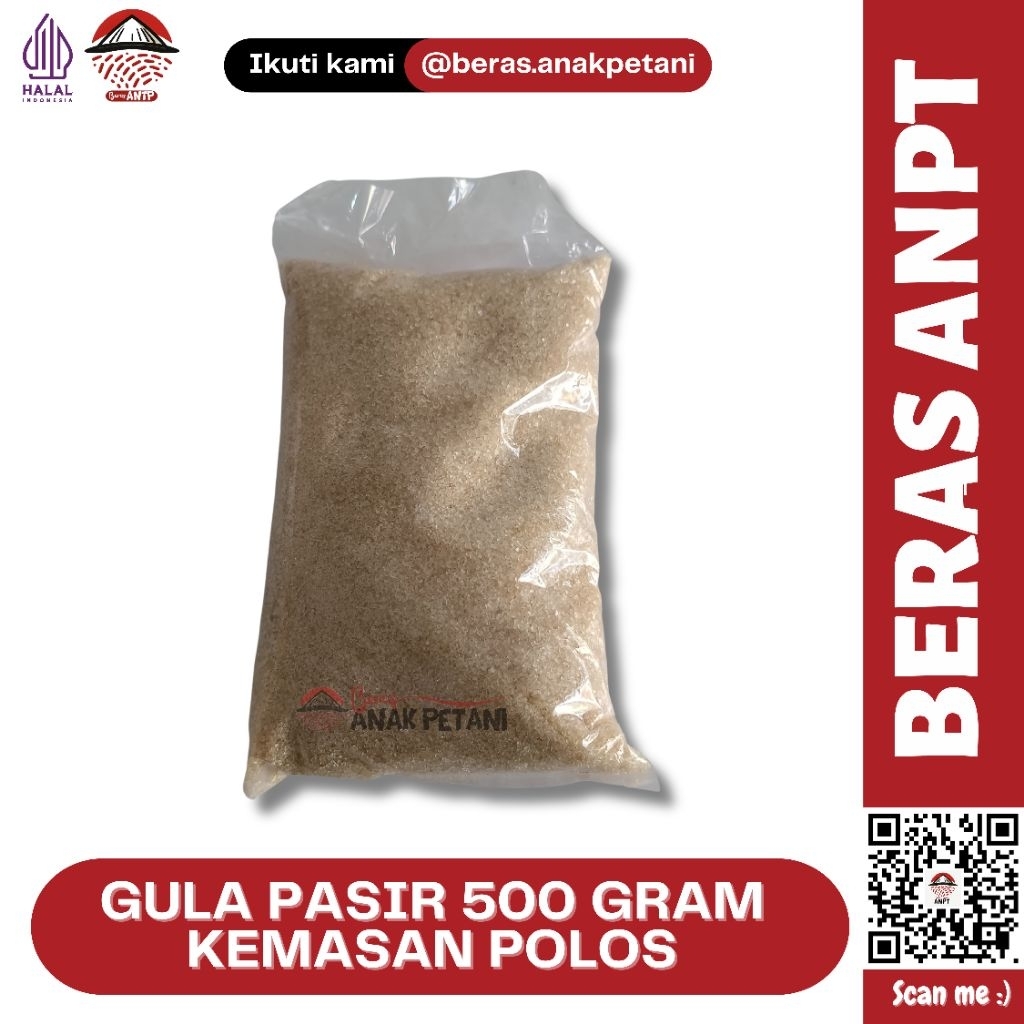 

GULA PASIR 500 GRAM KEMASAN POLOS