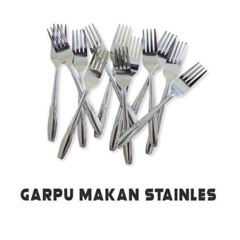 Garpu Makan Stainless SATUAN-Garpu Makan-Garpu Murah Stainless-Garpu Makan