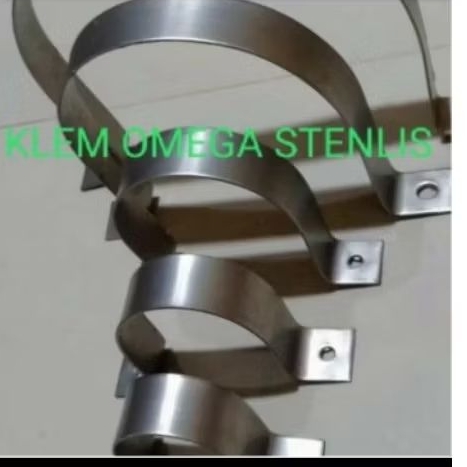klem omega stainless 1 inch klem pipa tahan karat