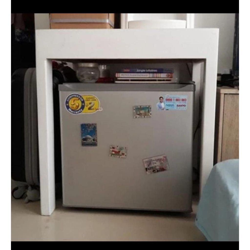 meja kulkas mini 1 susun/meja kulkas kecil/meja Kulkas 2 susun/meja kulkas kayu jati belanda