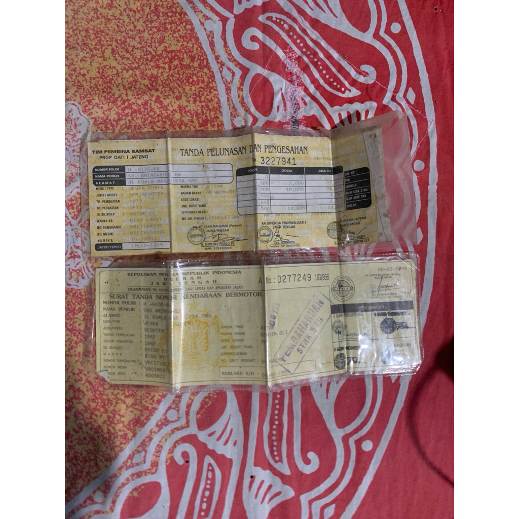 stnk vespa super th 73