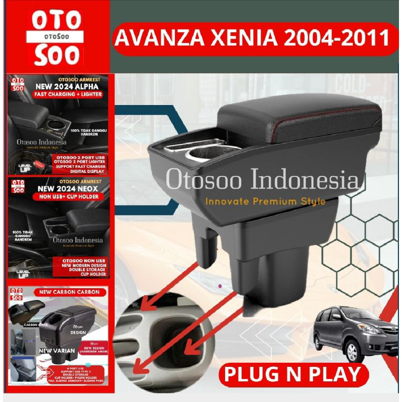 ARMREST AVANZA XENIA 2004-2011- ARMREST BOX AVANZA XENIA 2004-2011 PNP -OTOSOO ARMREST