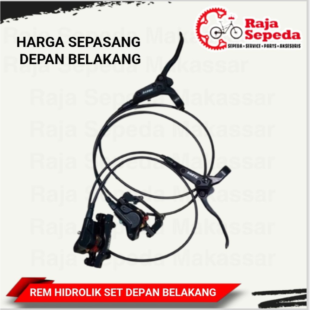 REM HIDROLIK SEPEDA SET DEPAN BELAKANG MURAH BERKUALITAS MODEL TEKTRO UNIVERSAL SEPEDA LIPAT MTB HYB