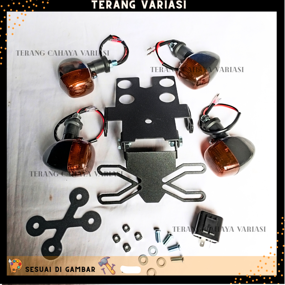 TAIL TIDY XSR 155 SPAKBOR BELAKANG XSR 155 SEIN NINJA DUDUKAN PLAT NOMOR XSR 155 NOPOL XSR 155