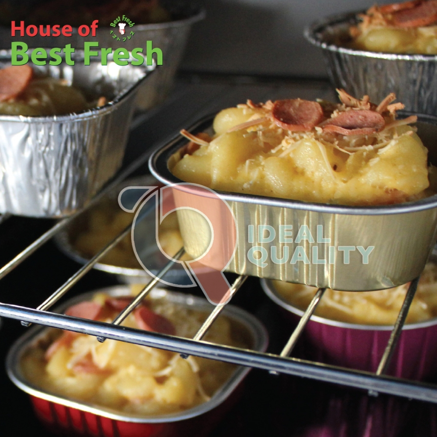 Alumunium foil tray BX 0350 dan tutup CUP BX 0350 - WADAH BX-0350