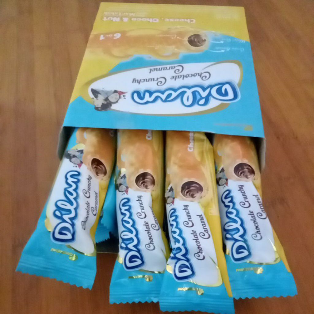 

Dilan/dilan choco crunchy/dilan rasa martabak