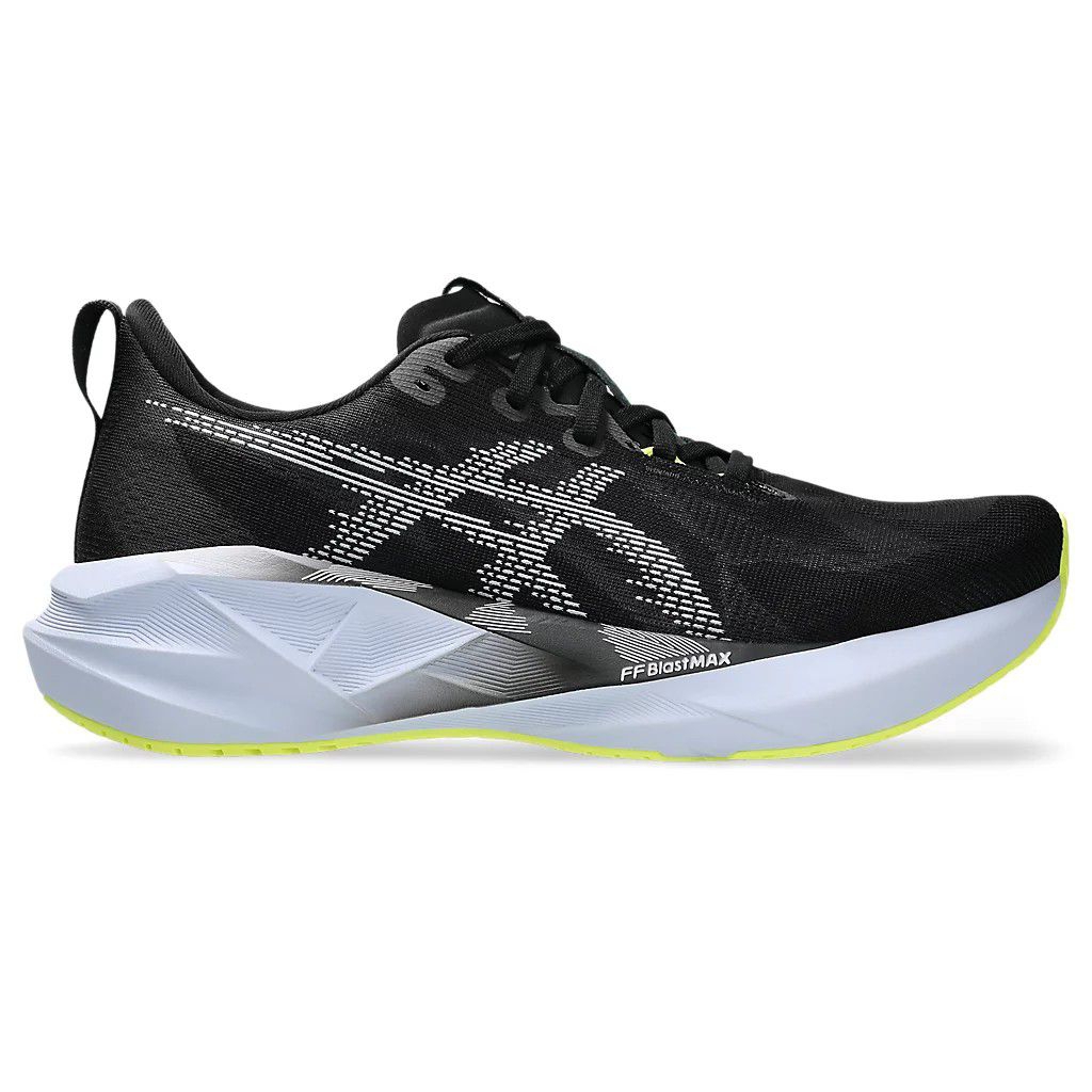 SEPATU RUNNING LARI ASICS NOVABLAST 5 BLACK ORIGINAL BIG SIZE 46 47